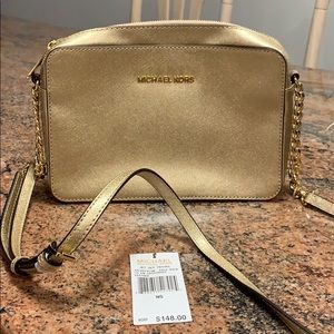 Gold Michael Kors Bag